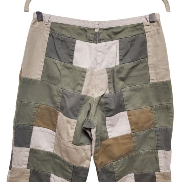 RARE Vintage 2000 Tommy Hilfiger Pants Rare Wide Leg Patchwork Panels - Picture 9 of 16